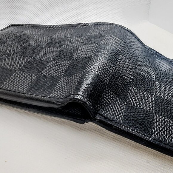 Louis Vuitton ~ Men's Multiple Damier Bifold Amerigo Wallet in Graphite - Picture 4 of 13